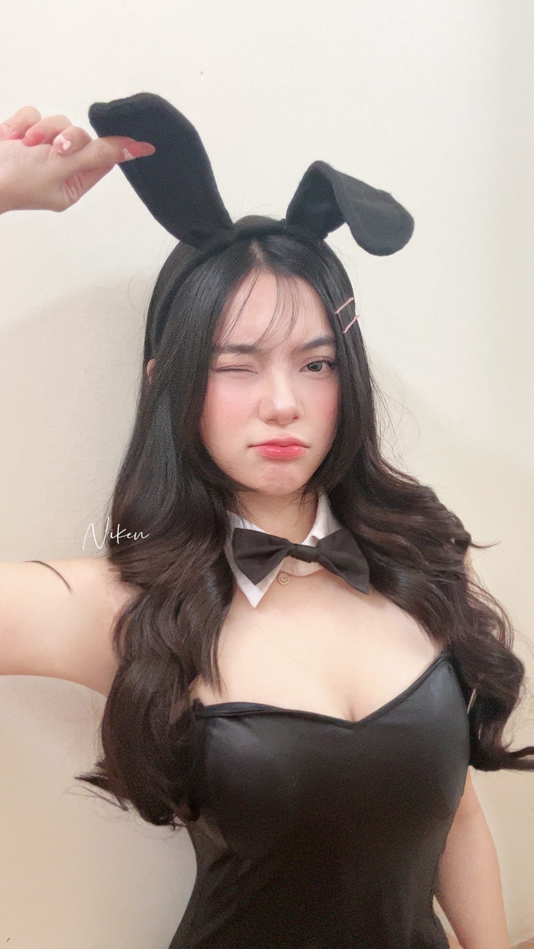 Niken Andalusia Konten Eksklusif Edisi Bunny Girl 6 TG @VITAMINKUOFC 5